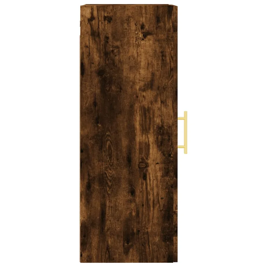 Armoire murale chêne fumé 34,5x34x90 cm - 8