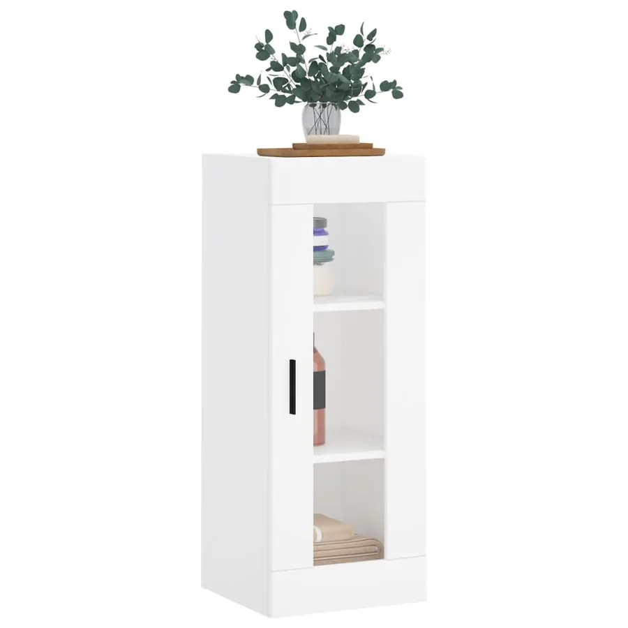 Armoire murale blanc 34,5x34x90 cm - 4