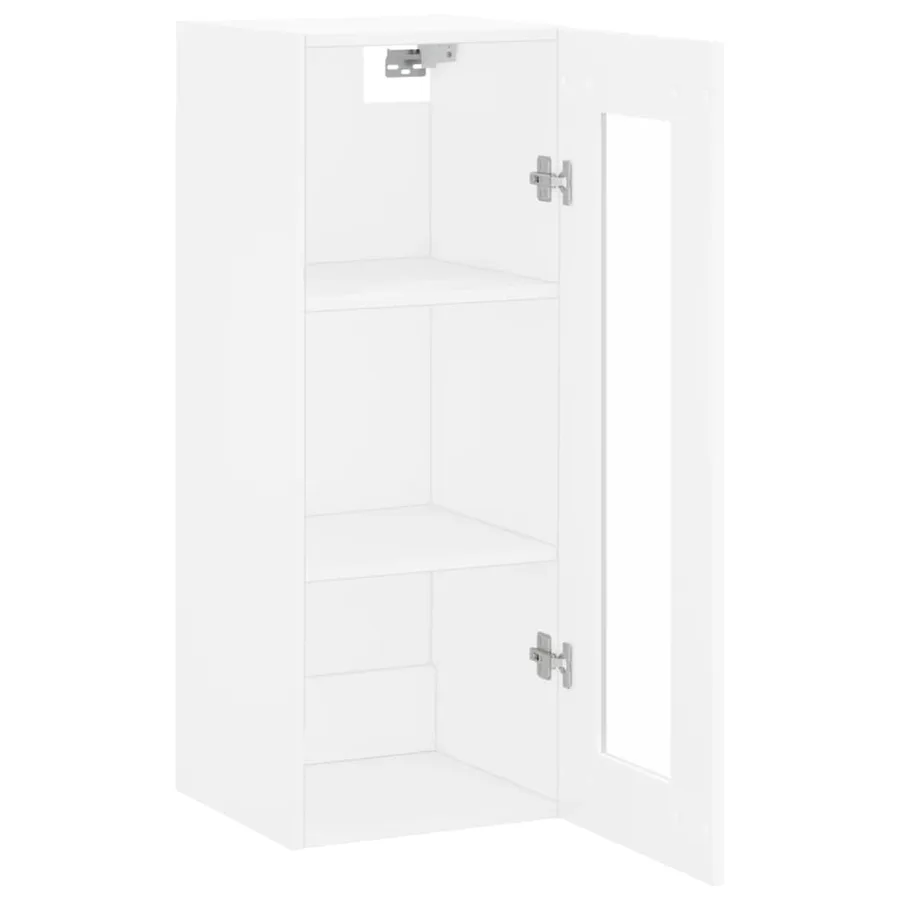 Armoire murale blanc 34,5x34x90 cm - 7