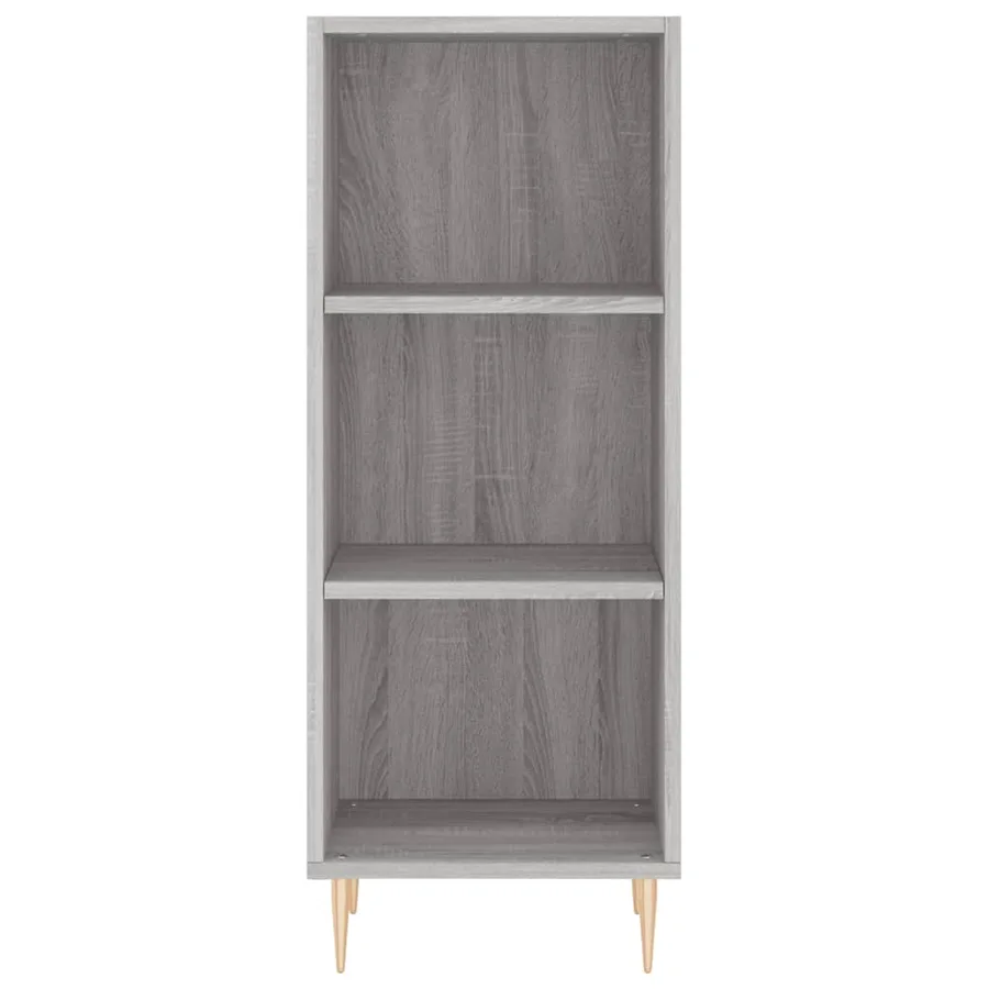 Buffet haut Sonoma gris 34,5x34x180 cm Bois d'ingénierie - 6