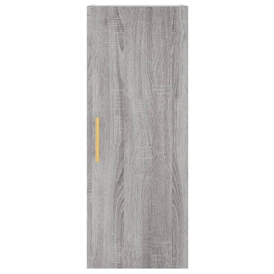 Buffet haut Sonoma gris 34,5x34x180 cm Bois d'ingénierie - 8