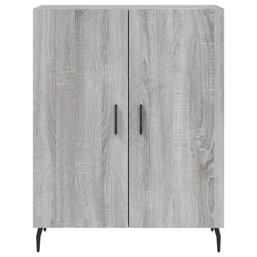 Buffet haut Sonoma gris 69,5x34x180 cm Bois d'ingénierie - 8