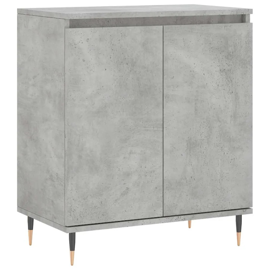 Buffet Gris béton 60x35x70 cm Bois d'ingénierie - 2