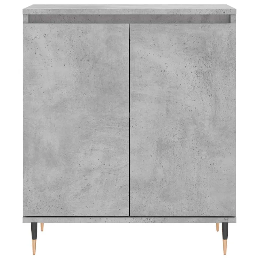 Buffet Gris béton 60x35x70 cm Bois d'ingénierie - 5