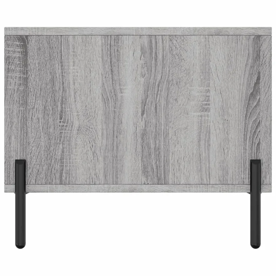 Table basse sonoma gris 90x50x40 cm bois d'ingénierie - 7