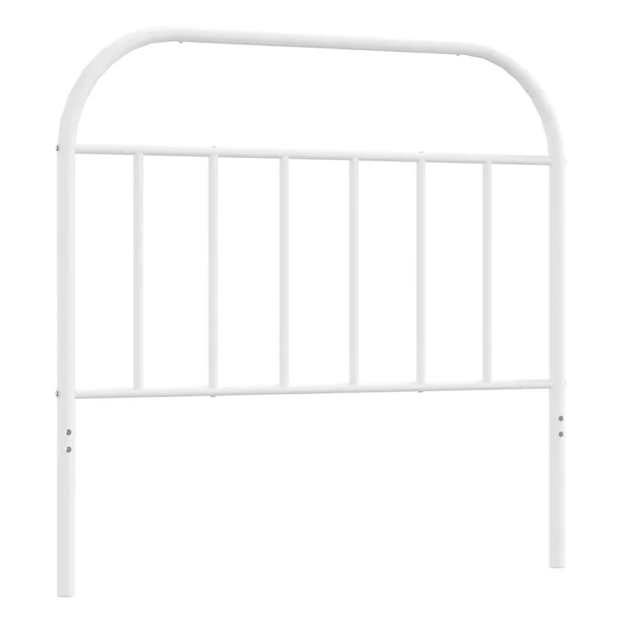 Tête de lit de remplacement métal blanc 100 cm - 2