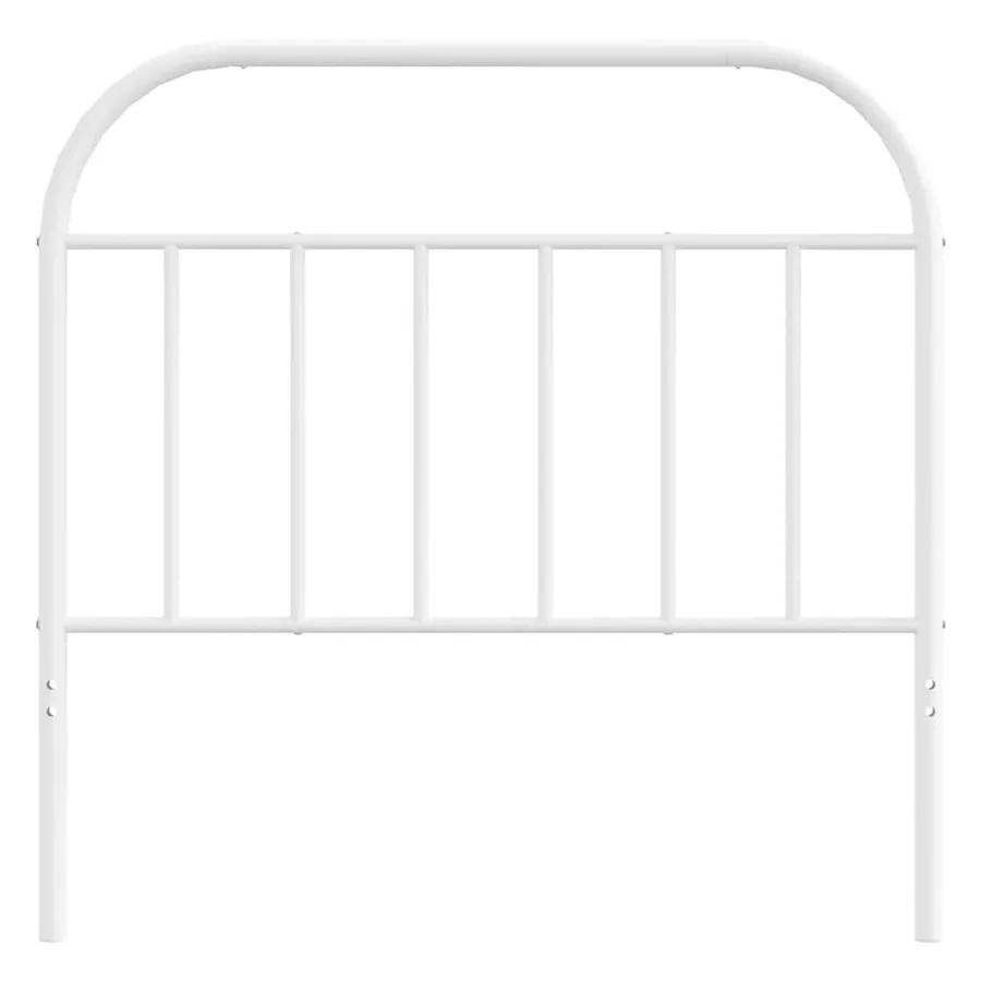 Tête de lit de remplacement métal blanc 100 cm - 4
