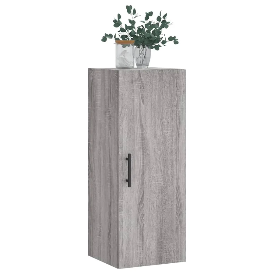 Armoire murale sonoma gris 34,5x34x90 cm - 4