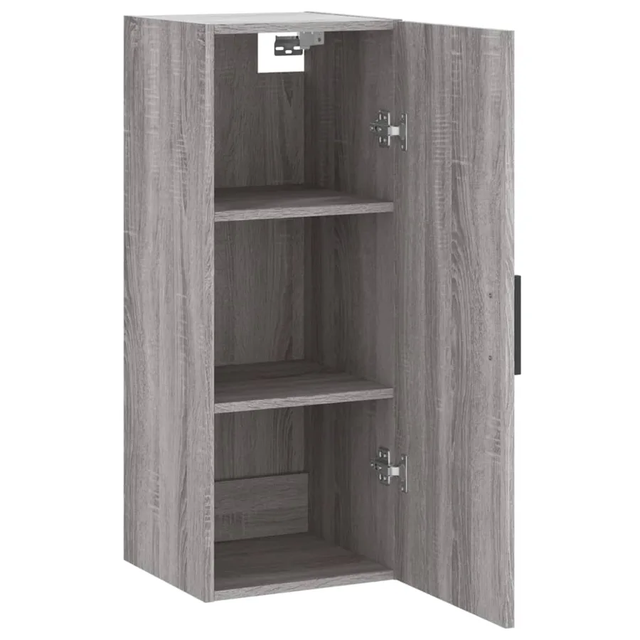 Armoire murale sonoma gris 34,5x34x90 cm - 6