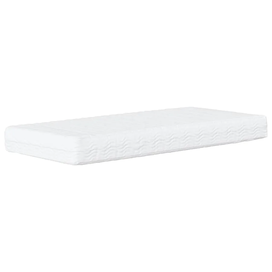 Matelas en mousse blanc 80x200 cm dureté H2 H3 - 3