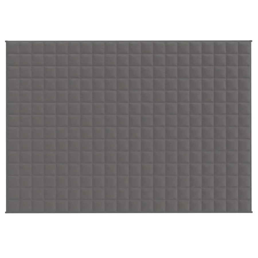 Couverture lestée Gris 140x200 cm 10 kg Tissu - 3