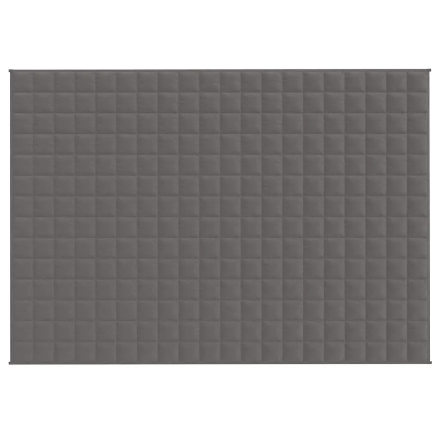 Couverture lestée Gris 138x200 cm 10 kg Tissu - 3