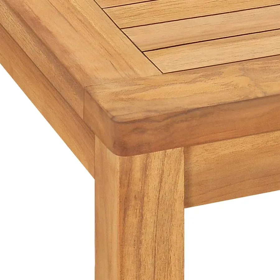Ensemble à manger de jardin 5pcs Bois de teck massif - 10