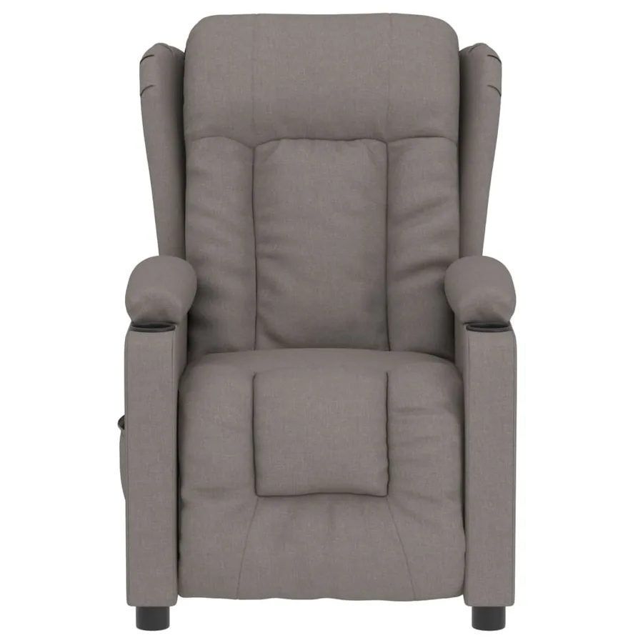 Fauteuil inclinable électrique Taupe Tissu - 4