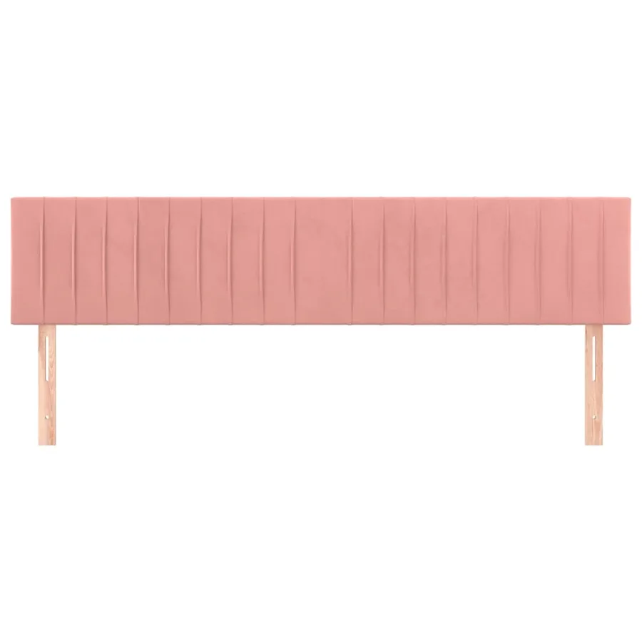 Têtes de lit Rose 180x5x78/88 cm Velours - 3