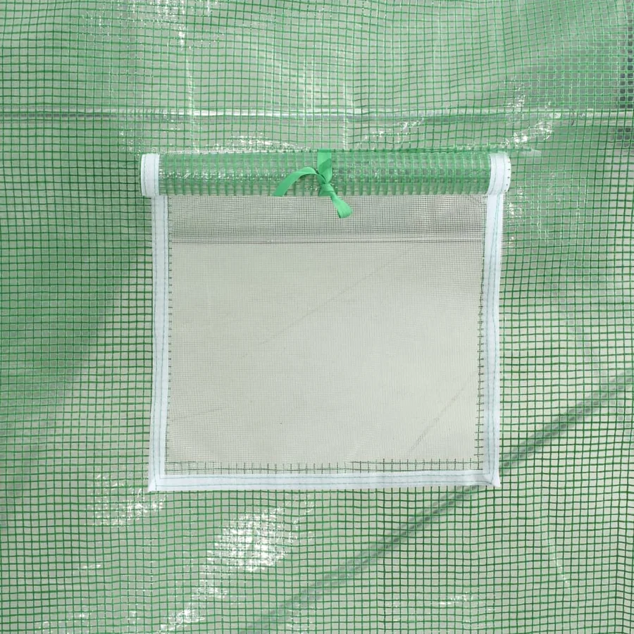 Serre avec cadre en acier vert 80 m² 20x4x2 m - 10