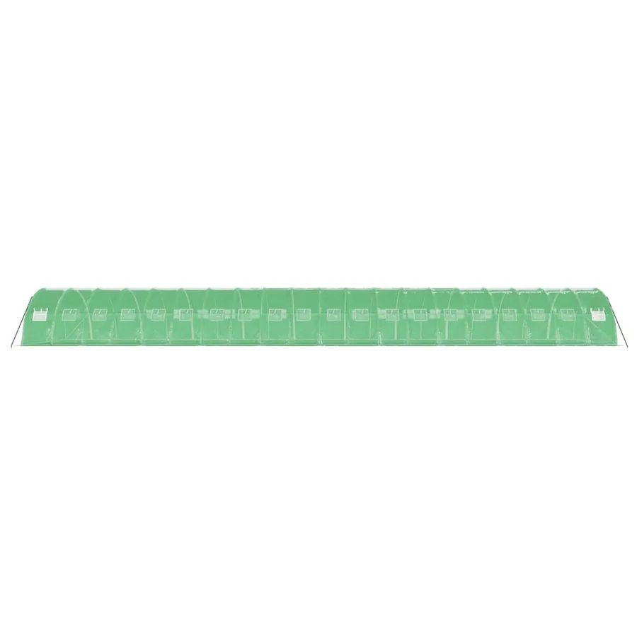 Serre avec cadre en acier vert 80 m² 20x4x2 m - 5