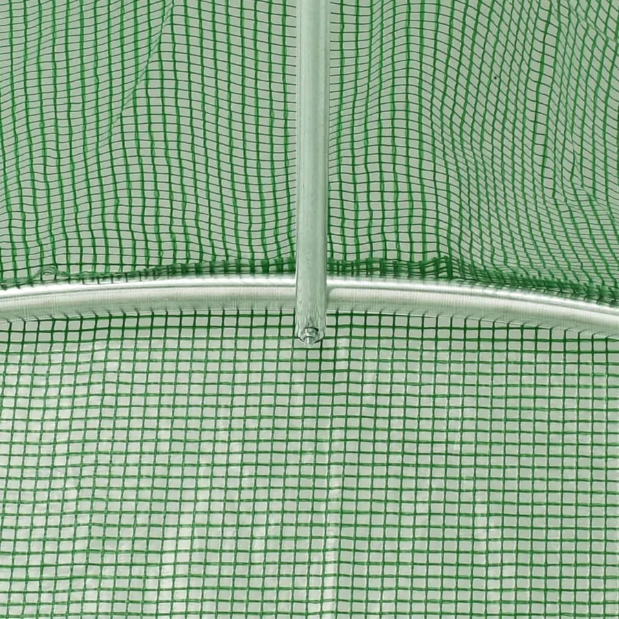 Serre avec cadre en acier vert 80 m² 20x4x2 m - 9