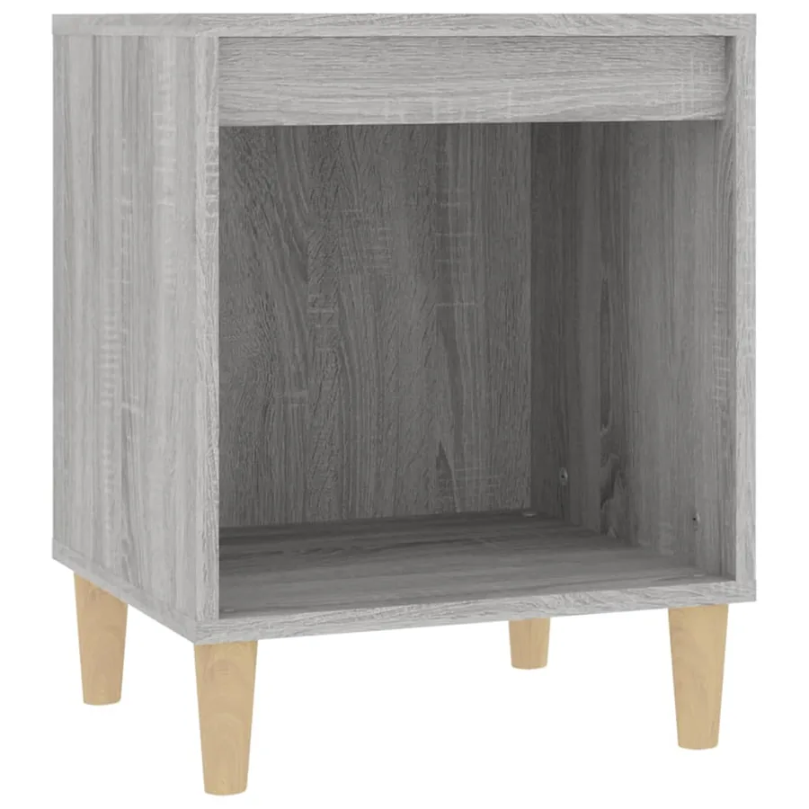 Table de chevet Sonoma gris 40x35x50 cm - 2
