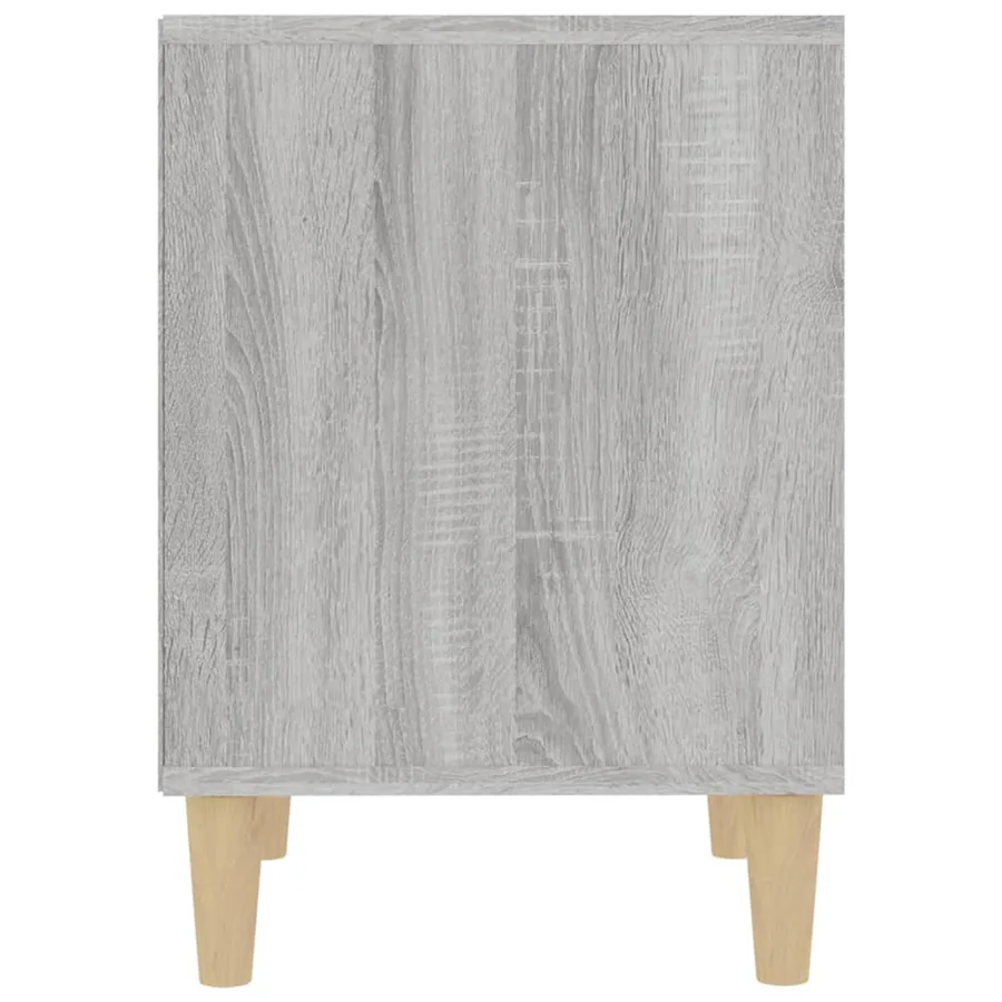 Table de chevet Sonoma gris 40x35x50 cm - 6