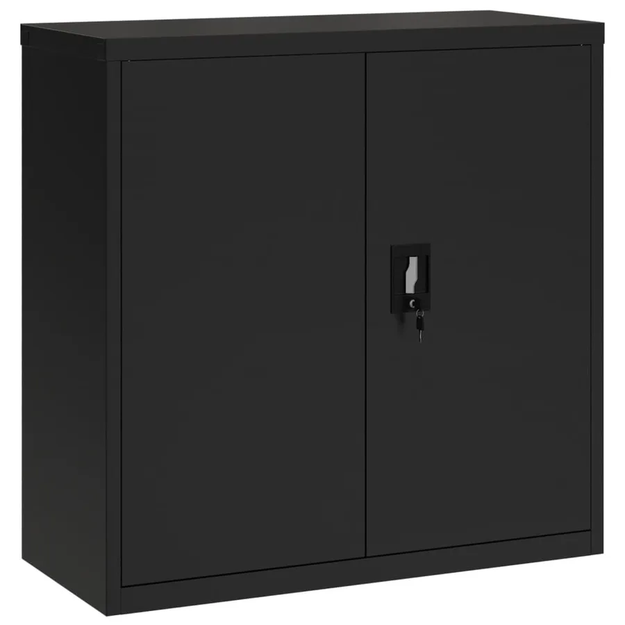 Classeur noir 90x40x90 cm acier - 2
