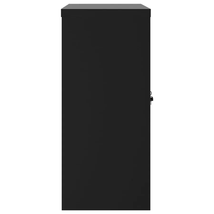 Classeur noir 90x40x90 cm acier - 5