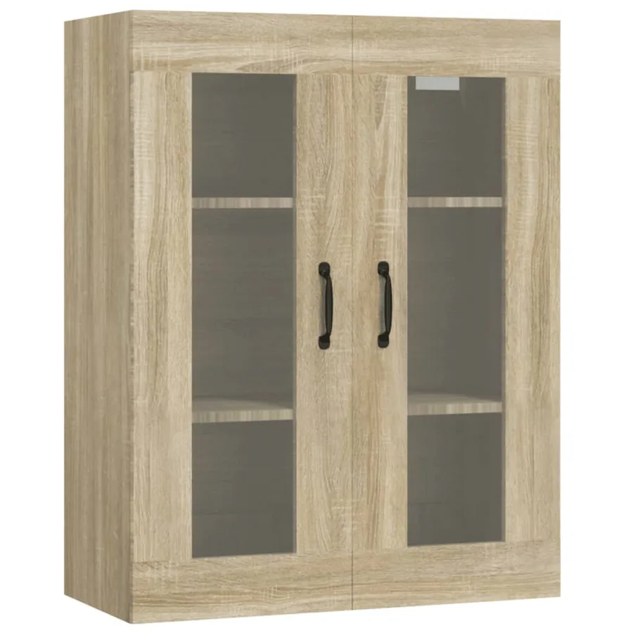 Armoire murale suspendue Chêne sonoma 69,5x34x90 cm - 2