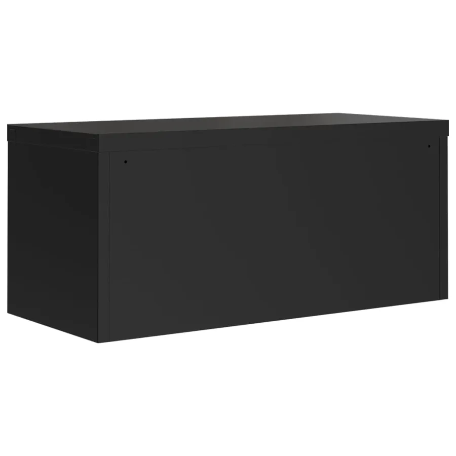 Classeur noir 90x40x110 cm acier - 6