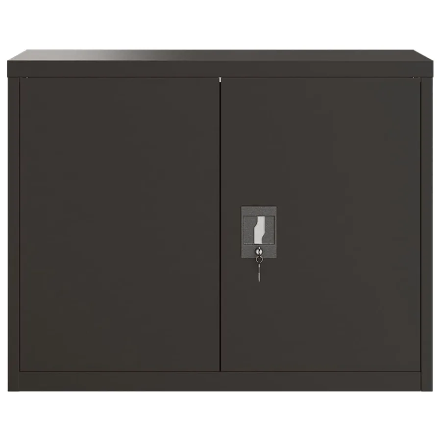 Classeur noir 90x40x110 cm acier - 8