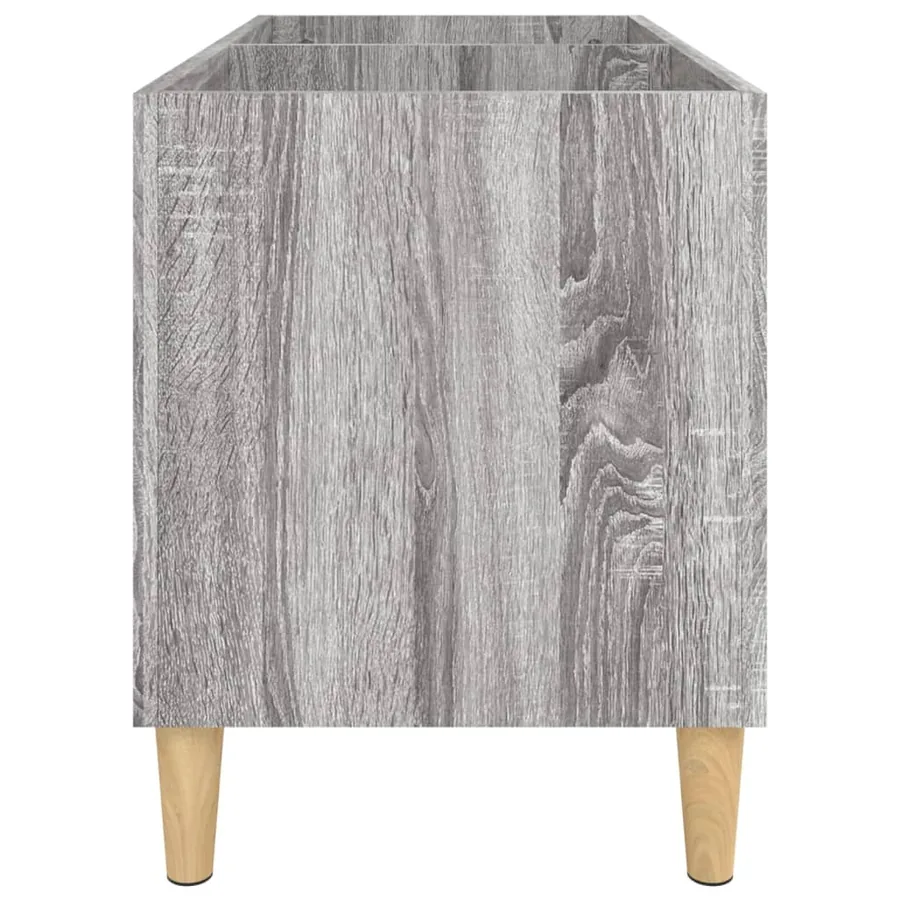 Armoire à disques sonoma gris 74,5x38x48 cm bois d'ingénierie - 6
