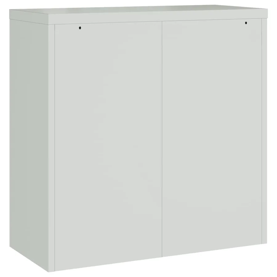 Classeur gris clair 90x40x130 cm acier - 10