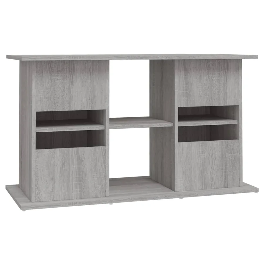 Support pour aquarium sonoma gris 101x41x58cm bois d'ingénierie - 8