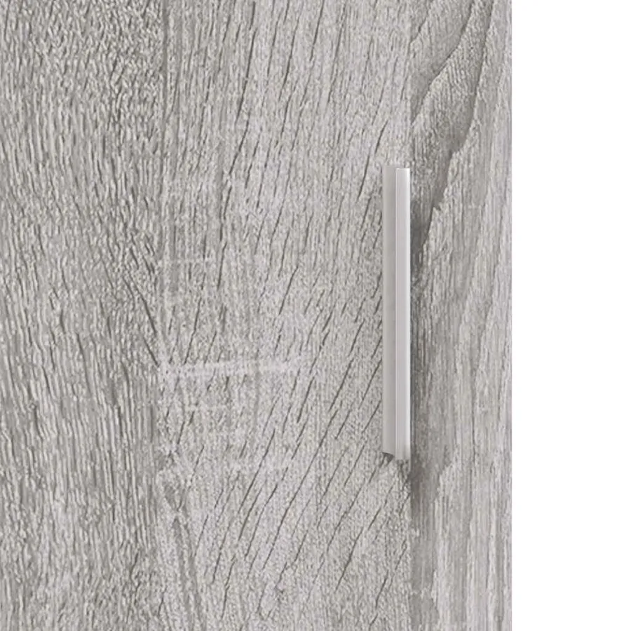 Support pour aquarium sonoma gris 101x41x58cm bois d'ingénierie - 9
