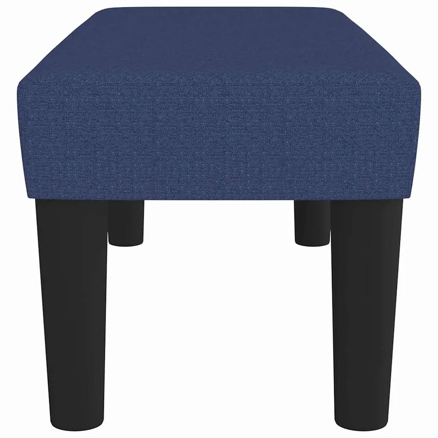 Banc Bleu 70x30x30 cm Tissu - 4