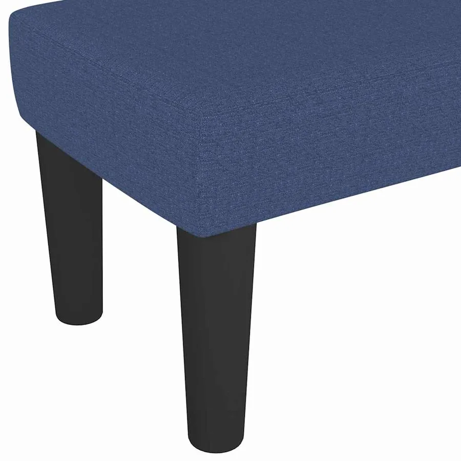 Banc Bleu 70x30x30 cm Tissu - 5