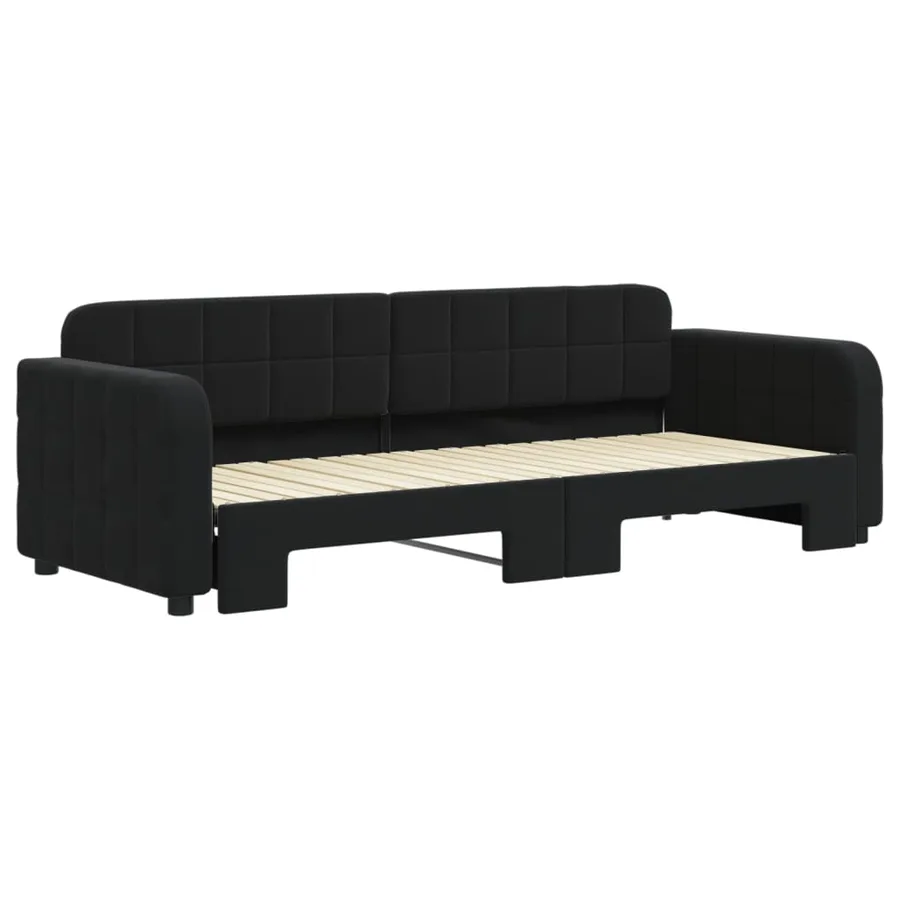Lit de jour avec gigogne sans matelas 80x200 cm - 3