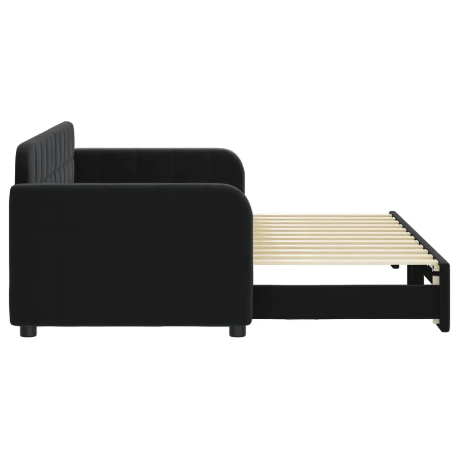 Lit de jour avec gigogne sans matelas 80x200 cm - 4