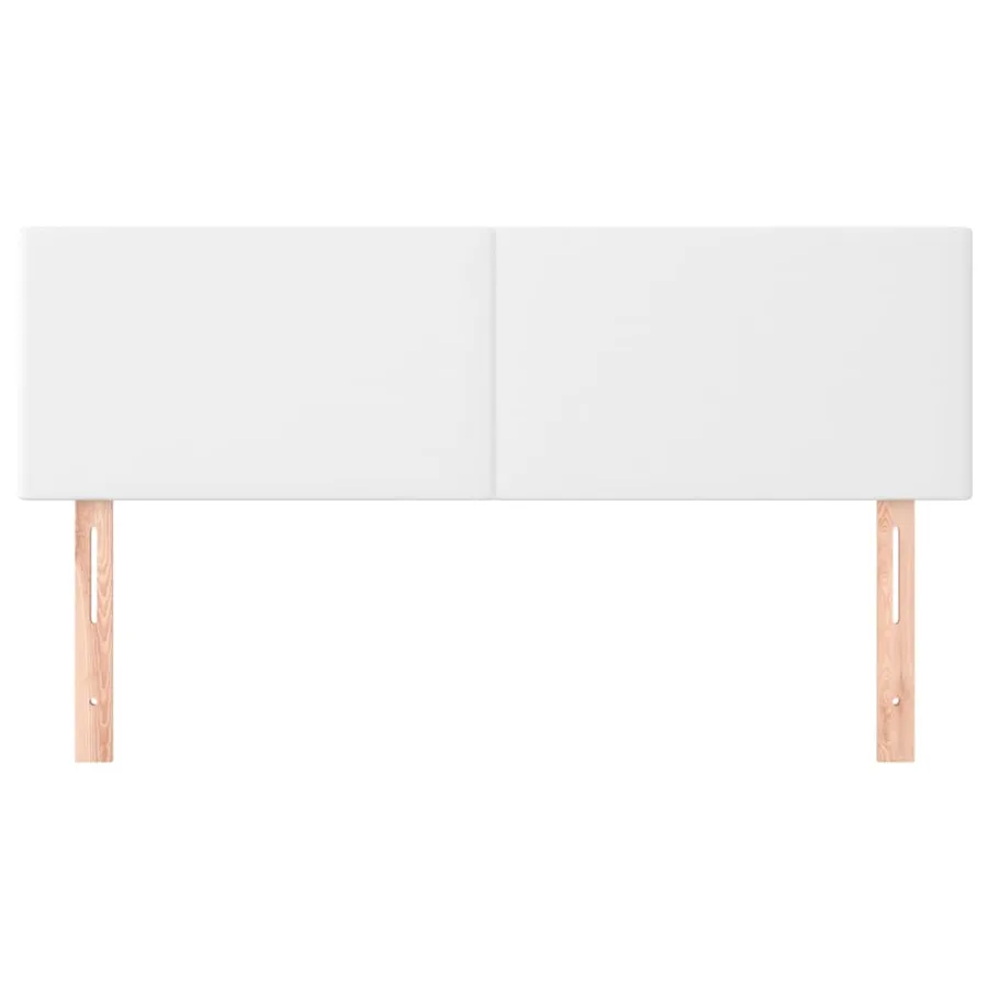 Têtes de lit Blanc 144 x 5 x 78/88 cm Similicuir - 3