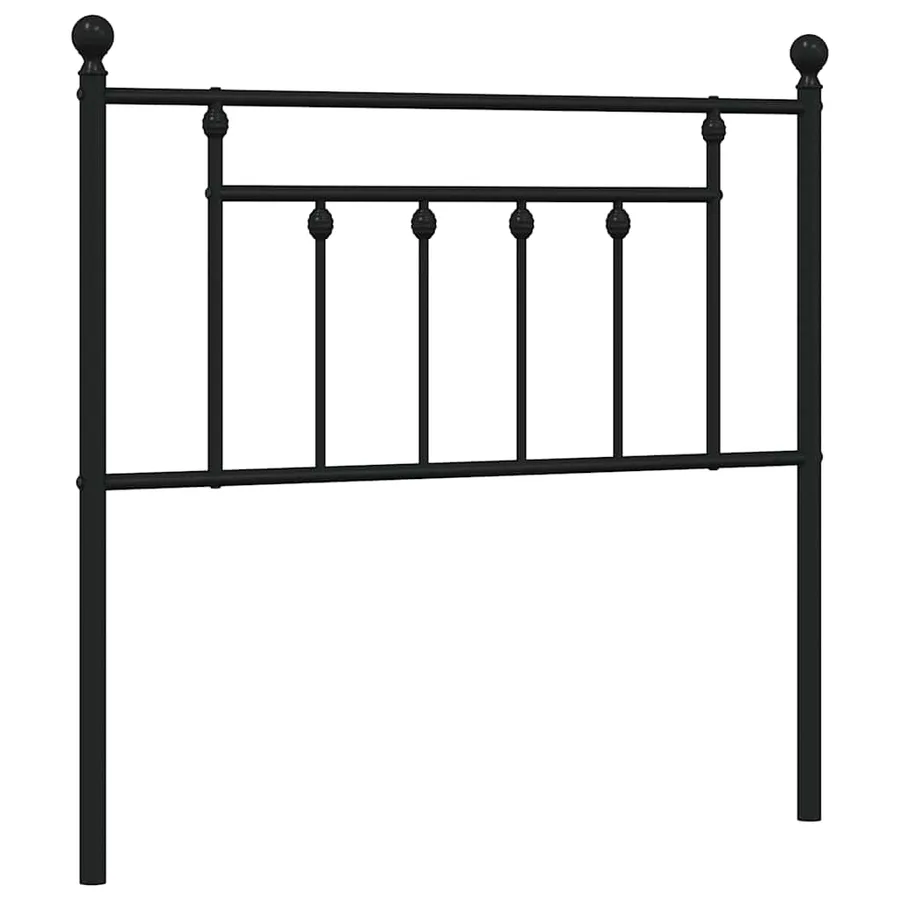 Tête de lit de remplacement métal noir 90 cm - 2