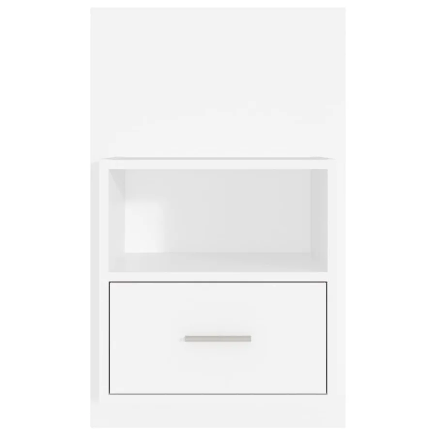 Tables de chevet murales 2 pcs Blanc - 6