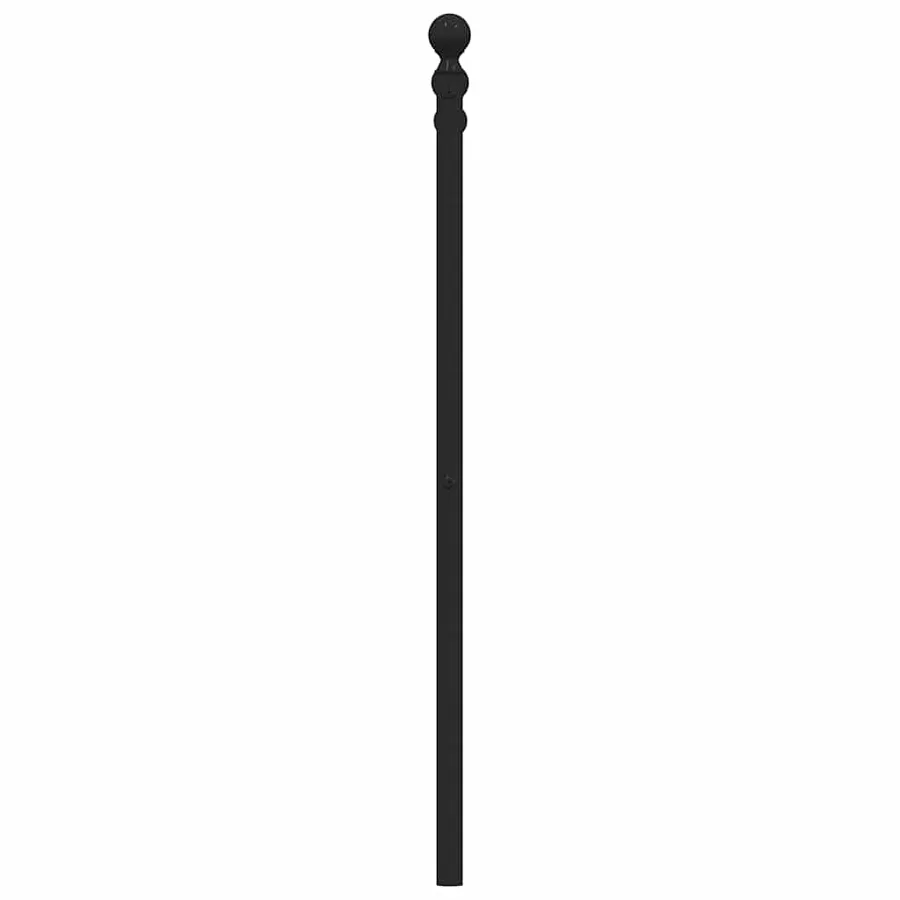 Tête de lit de remplacement métal noir 180 cm - 5