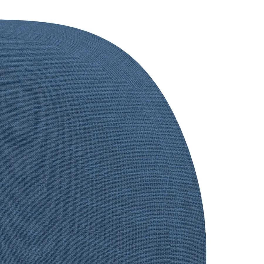 Oreille de tête de lit Bleu 80 x 23 x 6 cm tissu - 9