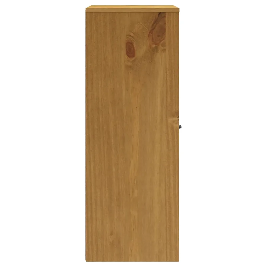 Dessus pour buffet haut avec porte vitrée FLAM bois massif pin - 6