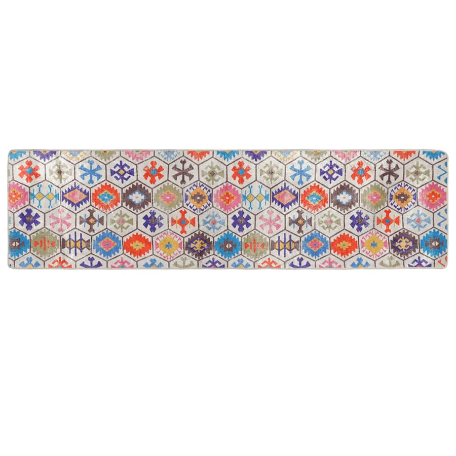 Tapis lavable multicolore 80x300 cm - 2