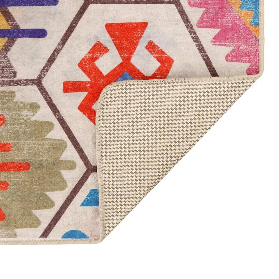 Tapis lavable multicolore 80x300 cm - 4