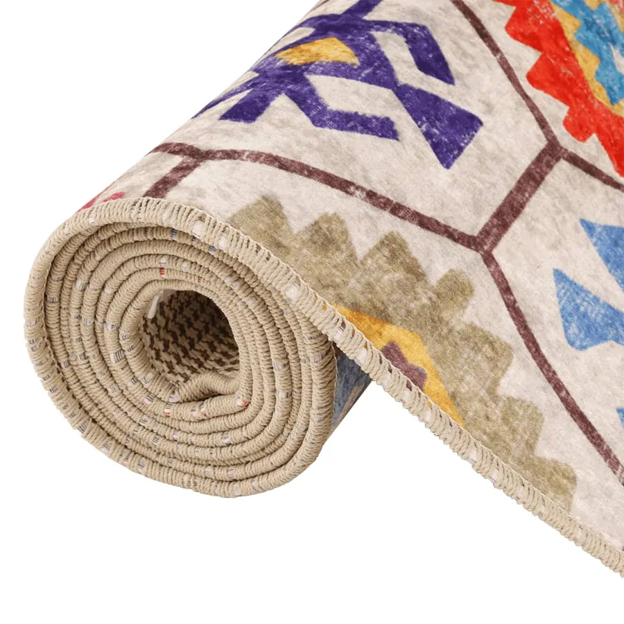 Tapis lavable multicolore 80x300 cm - 5