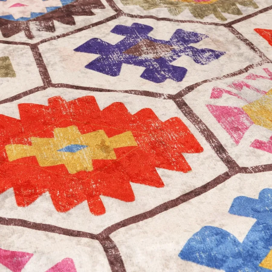 Tapis lavable multicolore 80x300 cm - 7