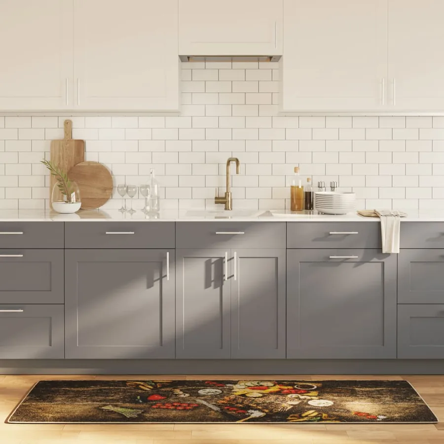Tapis de cuisine multicolore 60x180 cm lavable