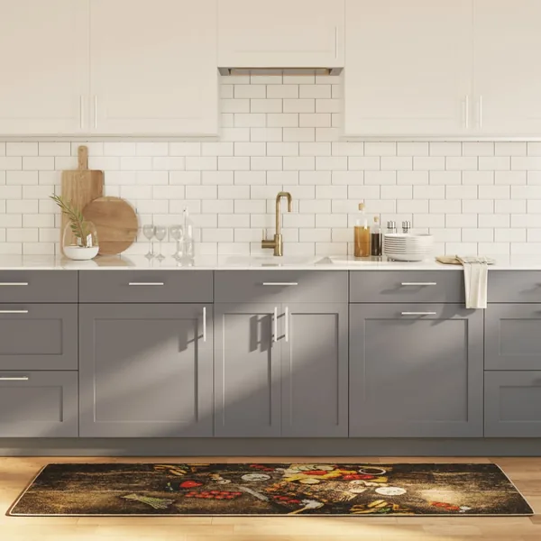 Tapis de cuisine multicolore 60x180 cm lavable