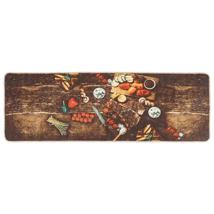 Tapis de cuisine multicolore 60x180 cm lavable - 2